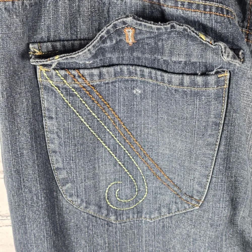 Vintage Phat Men's 40x32 Medium Wash Straight Leg Denim Pants